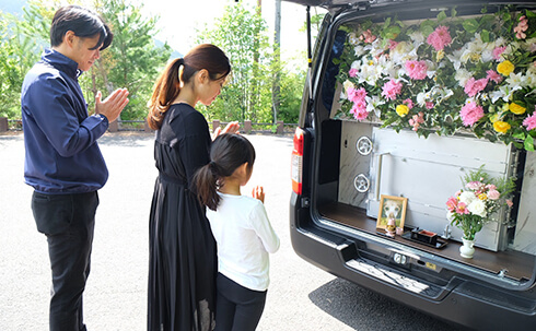 ペット火葬ハピネス独自のお見送りサービス